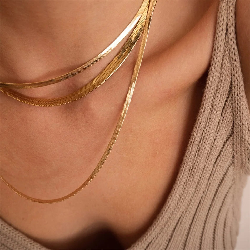 Herringbone Chain Necklace