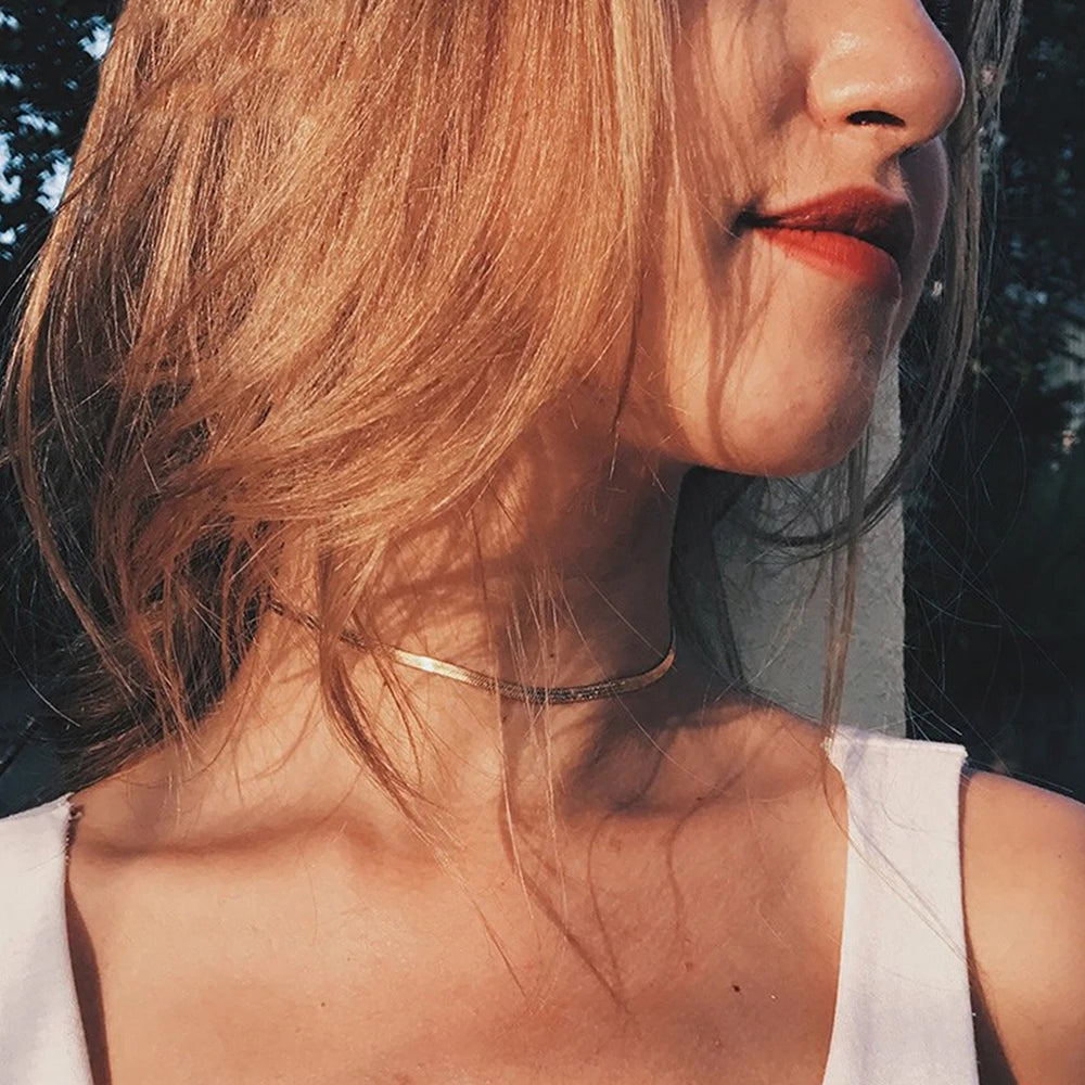 Herringbone Chain Necklace