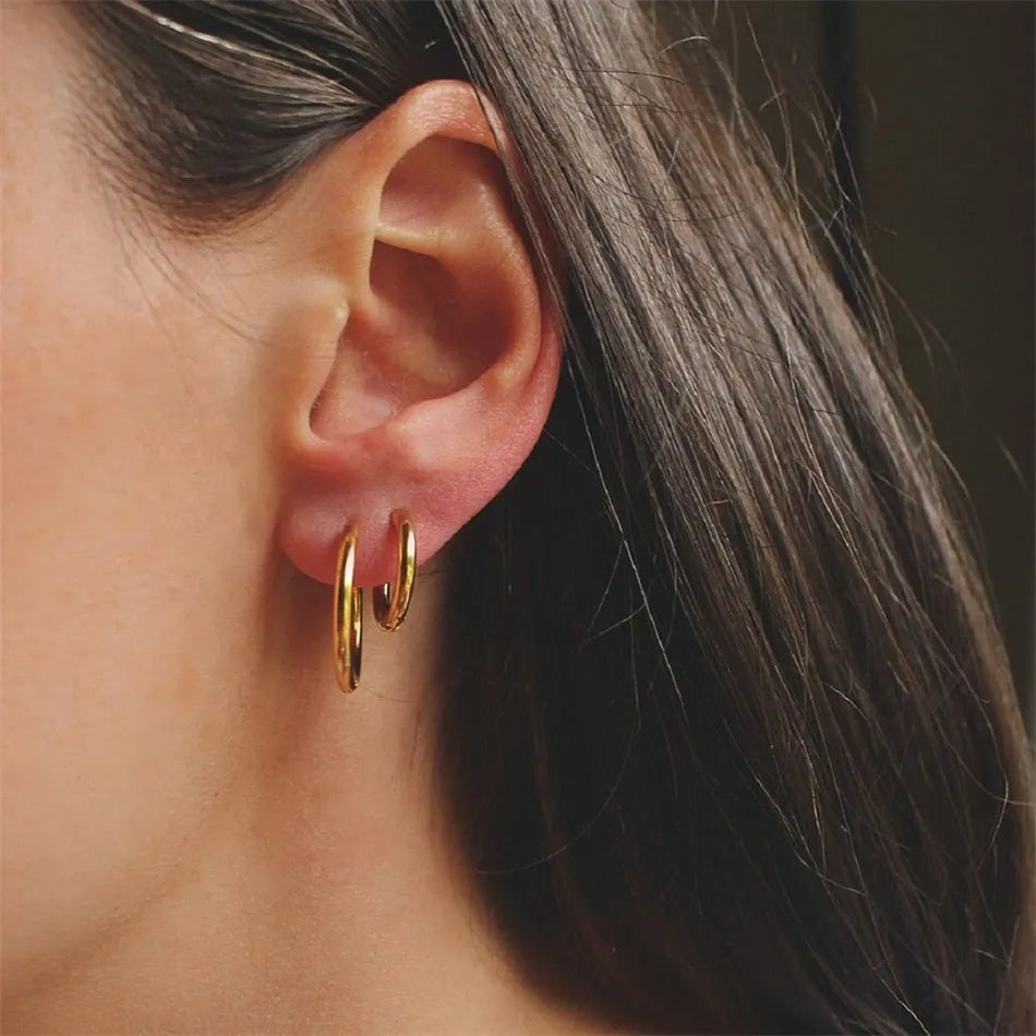 Small Hoop Earrings - Huggies