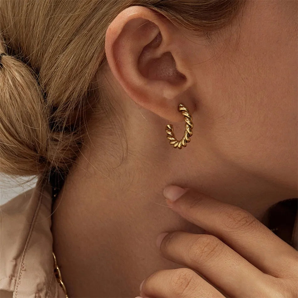 Karlie Twist Hoops